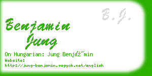 benjamin jung business card